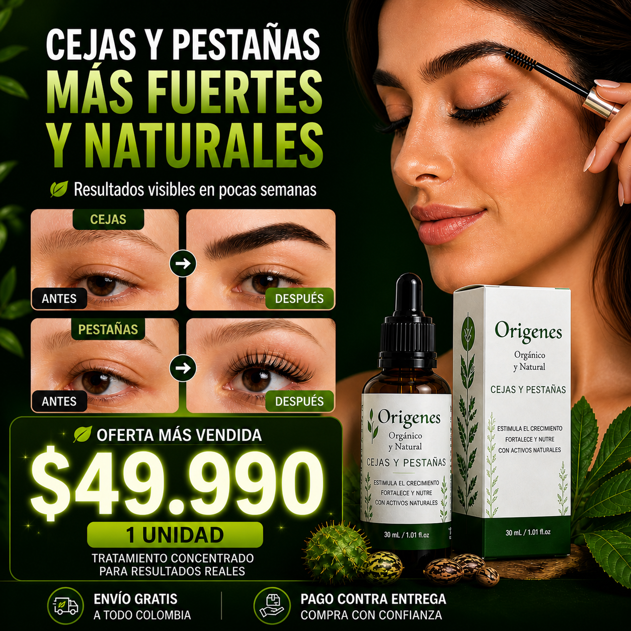 Serum Gotero Magic™ para crecimiento Cejas & Pestañas